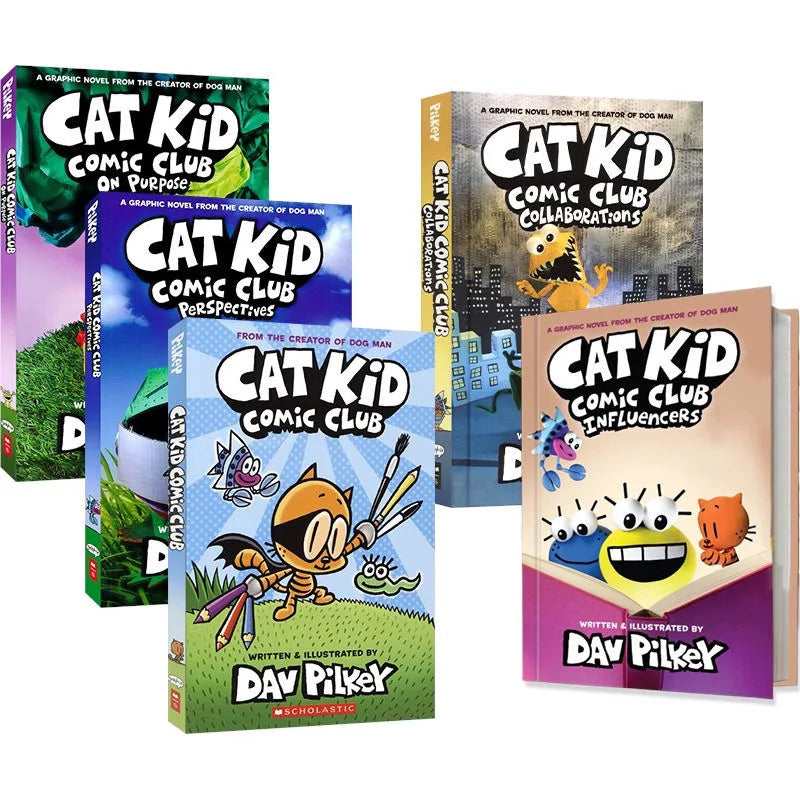 Cat Kid Comic Club Book Set (5 Books)
