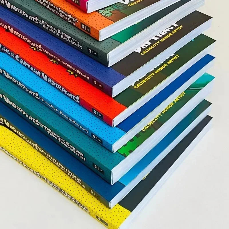 Captain Underpants Full-Color Book Set (12 Books)